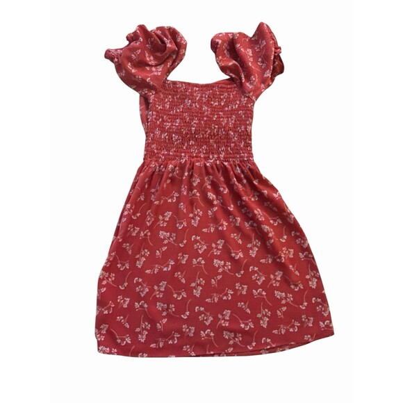 Abercrombie & Fitch Women’s Mini Dress – Size XS Puff Sleeve Smocked Elastic - Picture 4 of 6